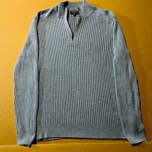 XL Men’s Express Gray Quarter-zip. Sweater.